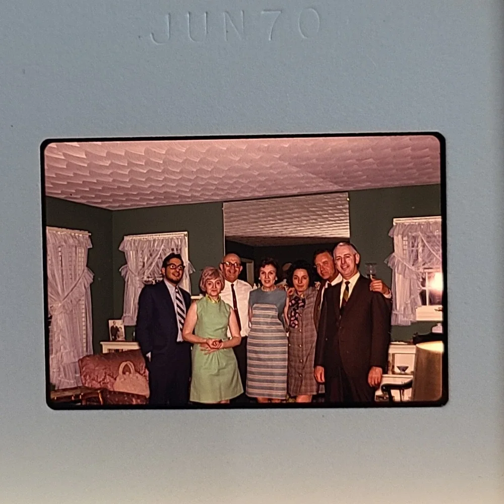 Lot of 30 Slides‎ Party Christmas People Gatherings 1968